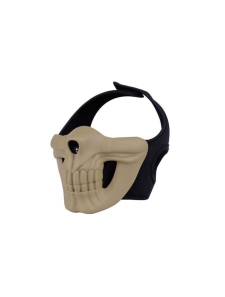 Big Foot Skull Lower Mask (Tan)