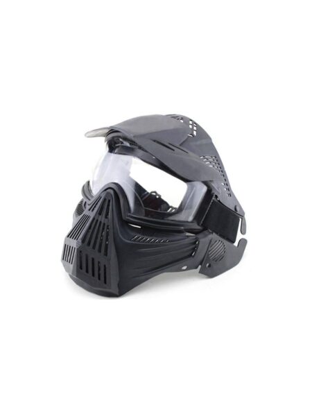 Big Foot Tactical Full Face Protection with Nylon Eye Protection (Re-Enforced) (Black)