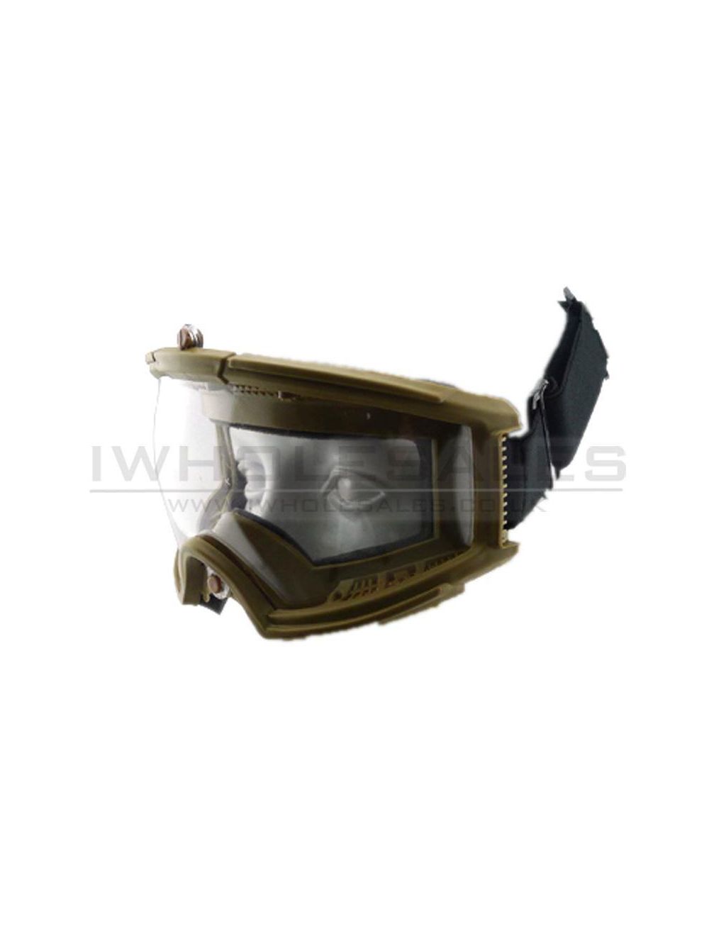 Big Foot Tactical Goggles (Nylon Glasses) (Tan) - Image 2