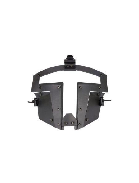 Big Foot Spartan Clear Glass Face Mask (Black)