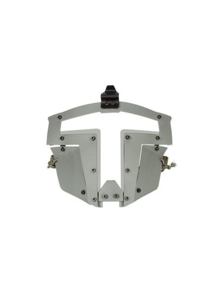 Big Foot Spartan Clear Glass Face Mask (Grey)