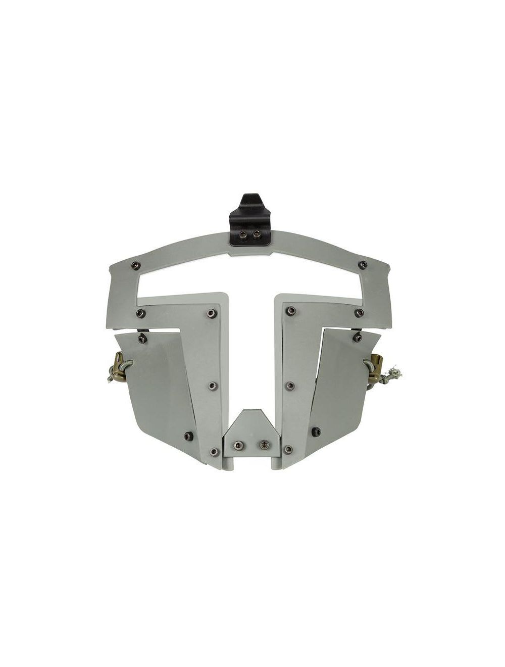 Big Foot Spartan Clear Glass Face Mask (Grey)