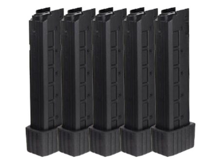 Ares APC-9 AEG SMG Magazine (5pcs Box Set - Medium - 80 Rounds - Black - MAG-B-A9-M)