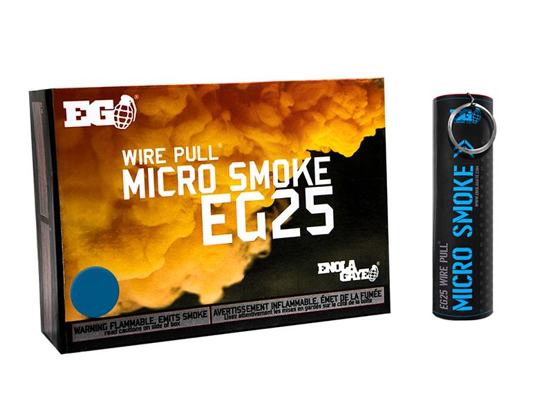 Enola Gaye EG25 Wire Pull Micro Smoke Grenade Blue