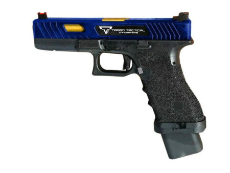 Army Custom 17 Series Gas Blowback Pistol (JW3 - Blue- R34-2)