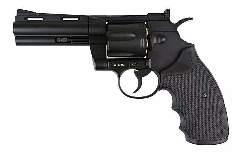 KWC Python .357 4.0" CO2 Full Metal Revolver Black AAKCCD671AZB
