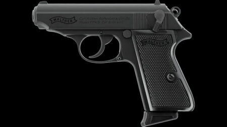 Walther PPK/S Gas Blowback Airsoft Pistol Black Umarex 2.6557