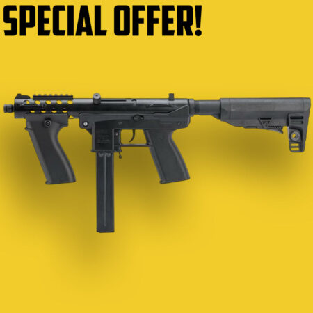 Echo1 General Assault Tool X (GAT) AEG Sub Machine Gun (Black / GATX - JP129)