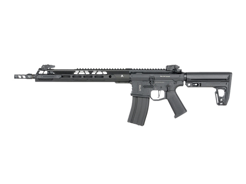 Double Eagle x Aeroknox M4 13.5"" AEG Rifle with Falcon EFCS (Metal CNC Handguard - Black - M916B)