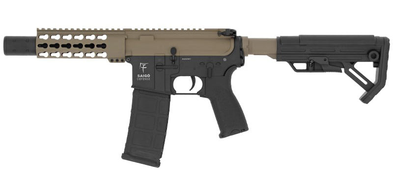 Saigo Defence KENJI Zero Fighter AEG Rifle (Short - Inc. LIPO Battery and Charger)