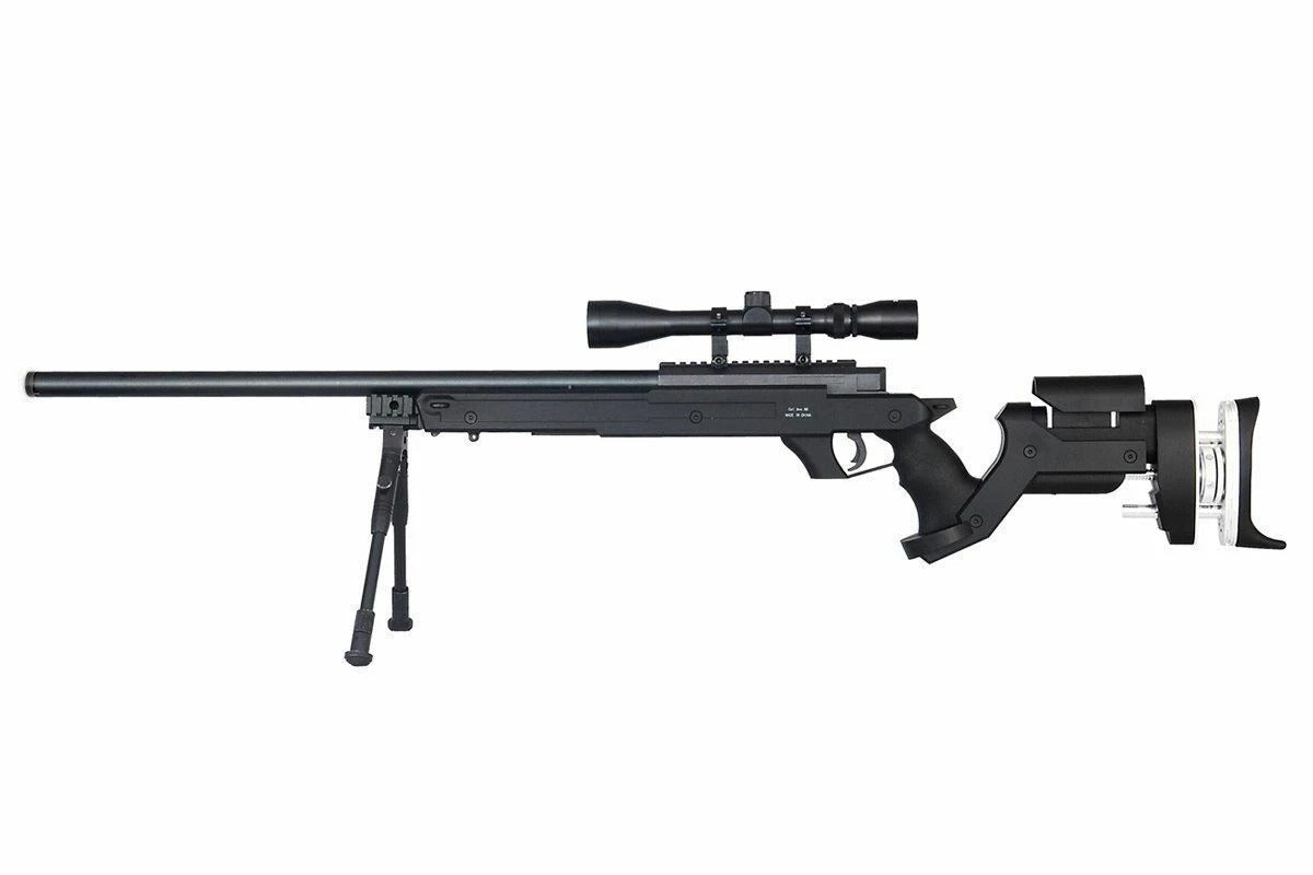 Well MB05 MK96 Spring Sniper Rifle Bundle with Upgraded Steel Parts