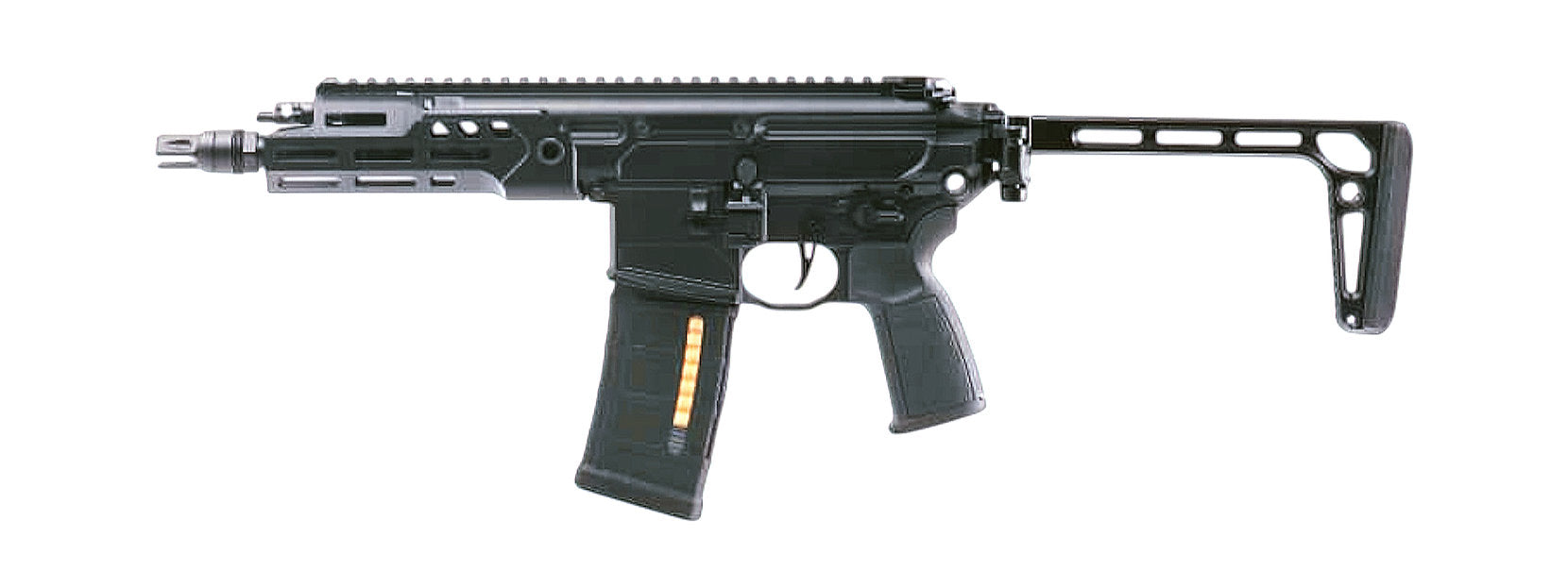 Salvo Precision MCX Rattler LT 7.75" GBBR Black
