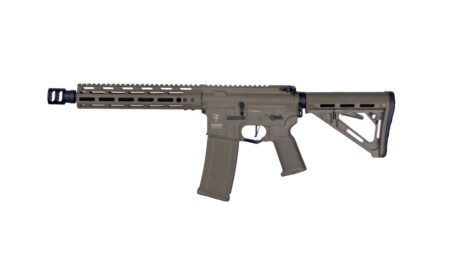 Saigo Defense KENJI KENSEI M4 Long Airsoft AEG Bundle (Tan)