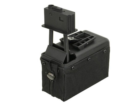 A&K M249/LMG Sound Control Box Magazine (1500 Rounds - Black)