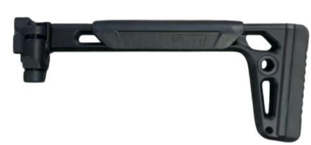 Well PRO Minimalist Side-Folding Stock with 1913 Picatinny Mount - Black (WGP-LT-022)