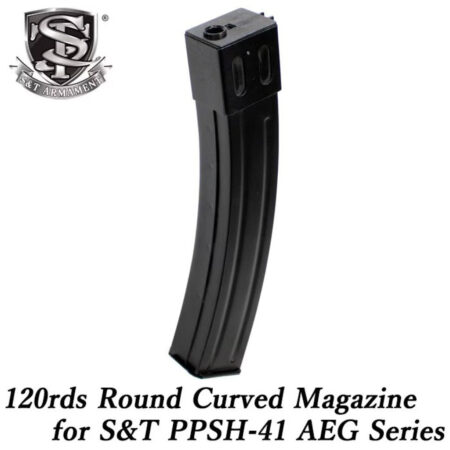 S&T PPSh-41 120-Round Mid-Cap Steel Stick Airsoft Magazine (STPP120)