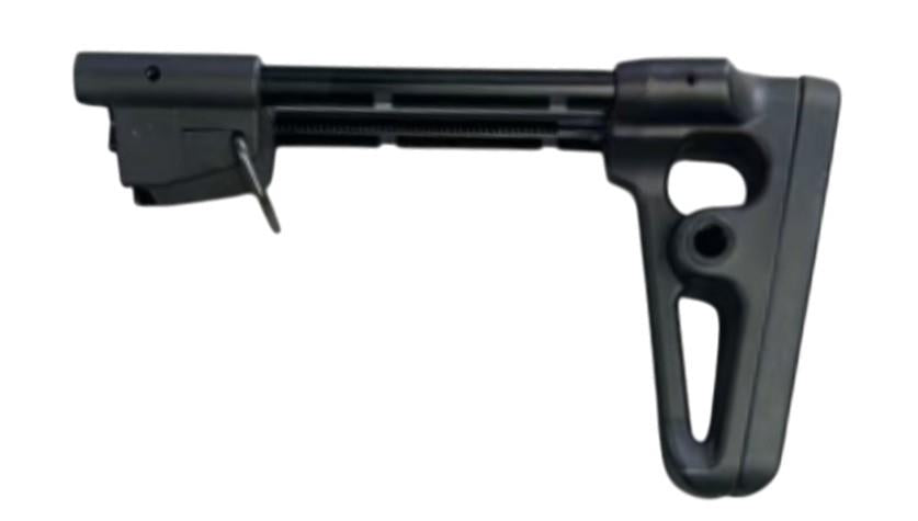 Well PRO Retractable Telescopic Stock with 1913 Picatinny Mount - Black (WGP-LT-021)