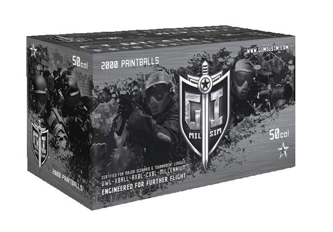 GI Sportz Paintballs (Box of 2000 - 0.50 Cal)