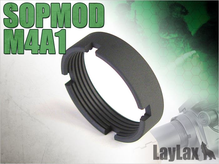 LayLax Next Gen M4 Hard Castle Nut Buffer Ring
