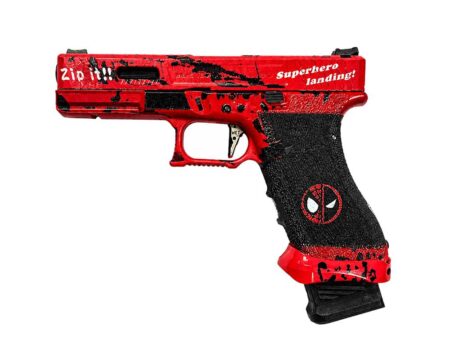 Ascend Airsoft x WE 17 Series Red GBB Pistol (DP17 Extended Mag)