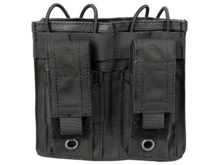Big Foot Magazine Pouch (Open Top - Double - Black)