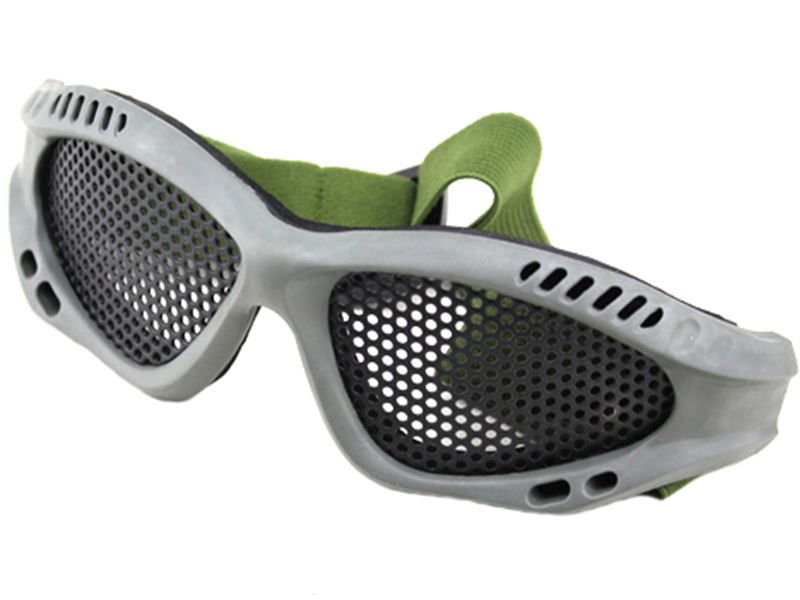 Big Foot Zero Steel Mesh Goggles (Small) (Round Orifice) (OD)