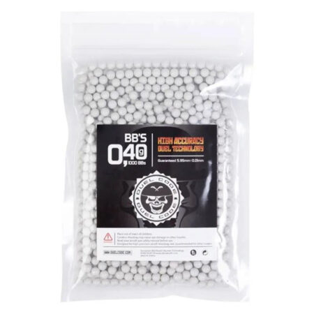 Duel Code Absolute 0.40g BIO 6mm Sniper BB Pellets (1000Rnd - White)
