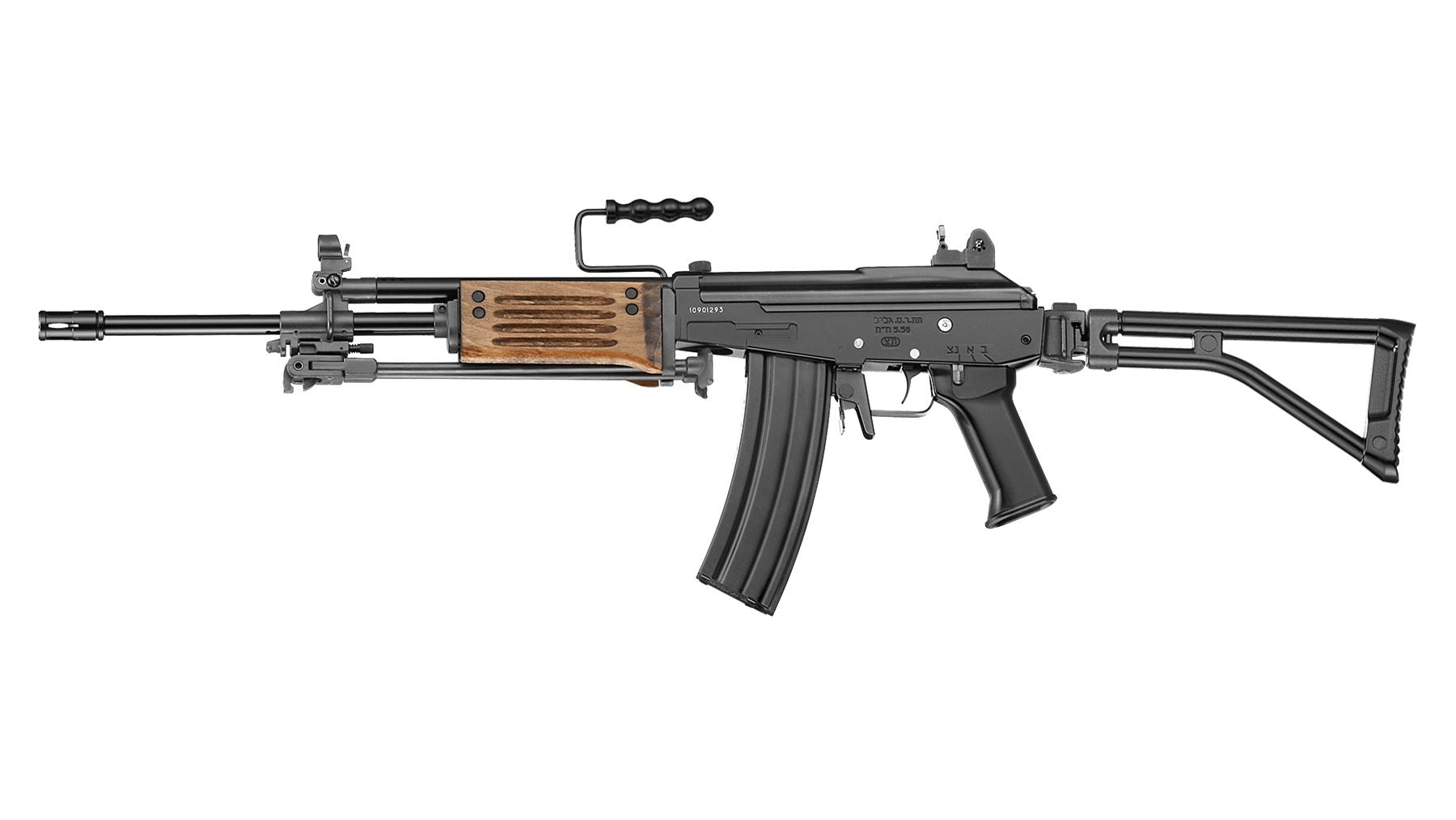 ICS TOD ARM S3 Galil Full Metal AEG Rifle - Real Wood & SSSIII ETU GEN.2 - Black (ICS-91S3NU)
