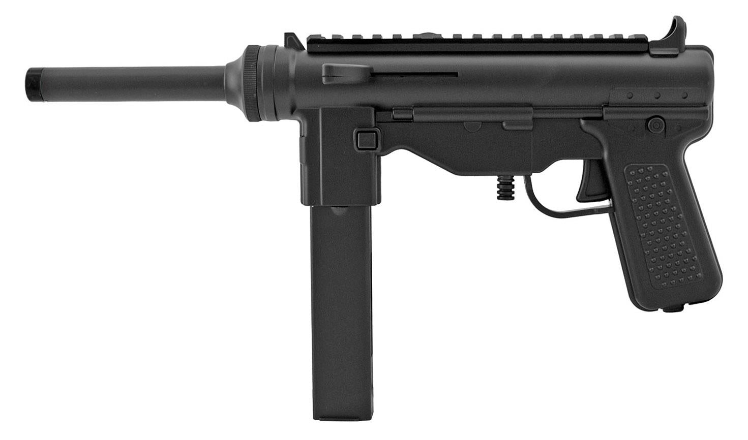Double Eagle M3 Grease Gun Spring Powered SMG (Black - M302)