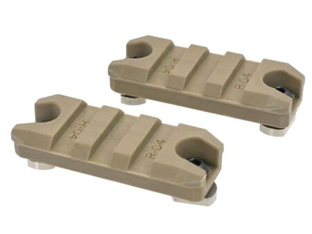 AresAmoeba 2.0"" M-Lok Key Rail System (2pcs - ABS - AM-ML-R-004-DE - Tan)