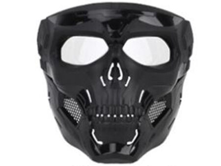 Big Foot Full Face Skull Mask (Black)