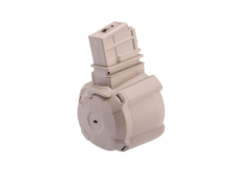 Battleaxe SR25 Electric Drum Magazine (Electric Winding - Tan)