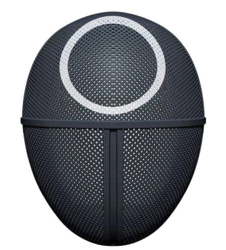ACM Costume Face Mask (CIRCLE - Hard Black Mask)