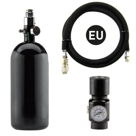 BO Manufacture Complete EU package: 0.8L bottle + preset + HPA regulator + reinforced US line