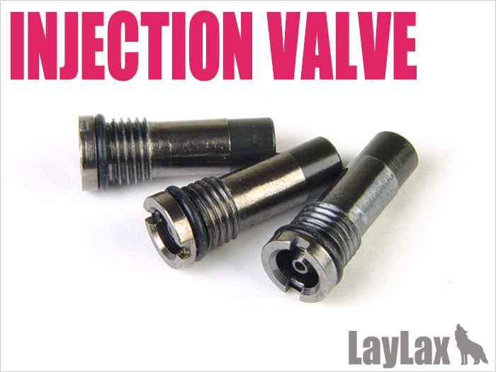 Laylax Nine Ball Gas Magazine Injection Fill Valves for TM/VFC/WE/KSC (Black - 3 Pack)