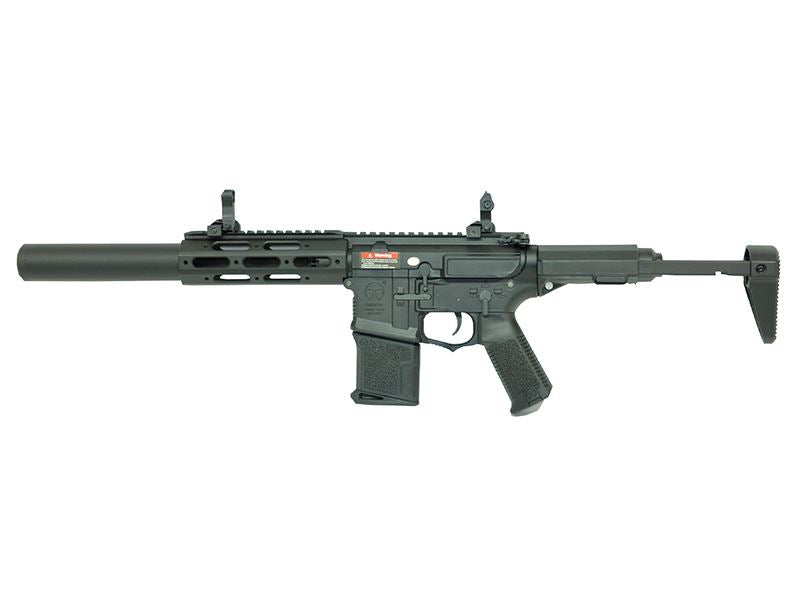 Ares Amoeba Short Honey Badger with Extended Silencer (AM-014-BK - Black) - HPA Engine Pre-Installed