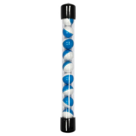 Hwasan 0.68 Two Tone Blue Paintball Balls Chalk Balls x 10