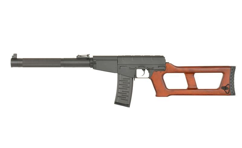 S&T VSS Vintorez Full-Metal & Real Wood AEG Sniper Rifle - Built-In Tracer & Flash Unit (STAEG21RW)