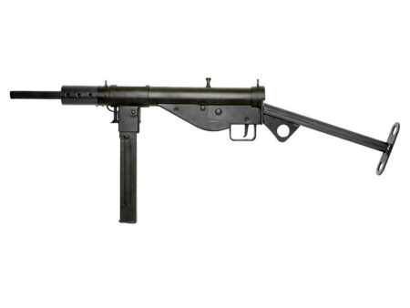 AGM Sten Full Metal WWII AEG Airsoft Submachine Gun Black