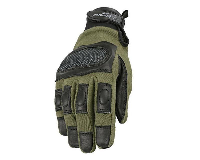 AC Smart Tac Tactical Gloves Olive Green Size XXL by Armored Claw