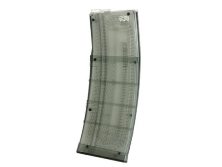 Battleaxe M4 Mid-Capa Magazine (200 Rounds - Transparent - 002-2B-2-T)