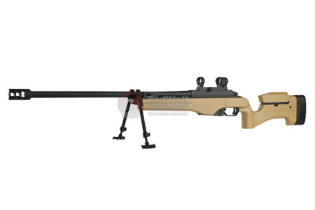 Ares Mid-Range Gas Bolt Action Sniper Rifle with Scope Mounts and Bipod – Tan
