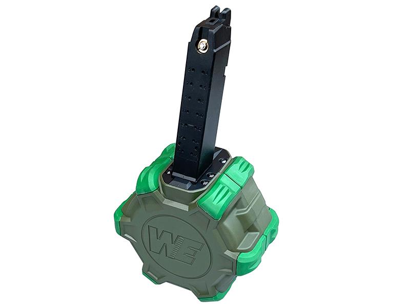 WE Gas Drum Magazine for 17 Series (350 Rounds - OD)