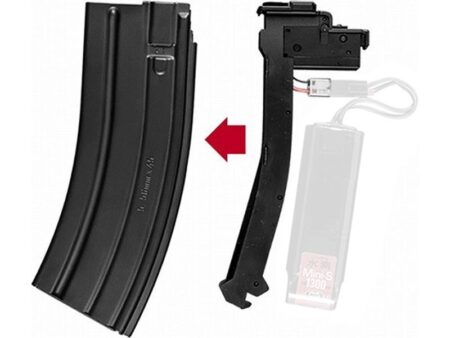 Tokyo Marui 416C Low Cap Magazine (Plus Battery Compartment - 30 Round - Black)
