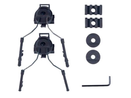 Big Foot Fast Helmet Accessory Head Set (with Rail - Black)