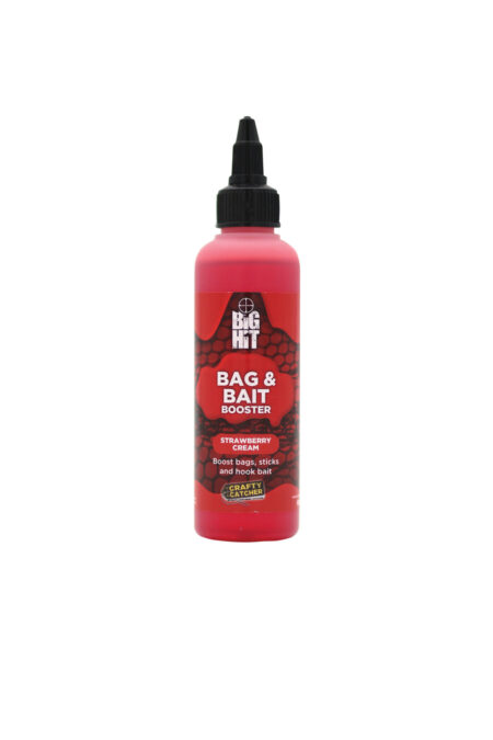 Crafty Catcher Big Hit Bag & Bait Booster Strawberry Cream 100ml
