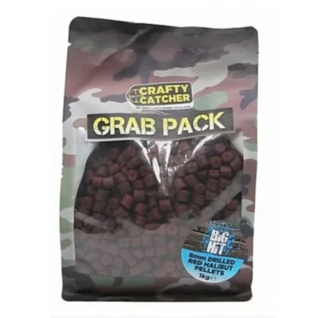 Crafty Catcher Drilled Red Halibut 8mm 900g