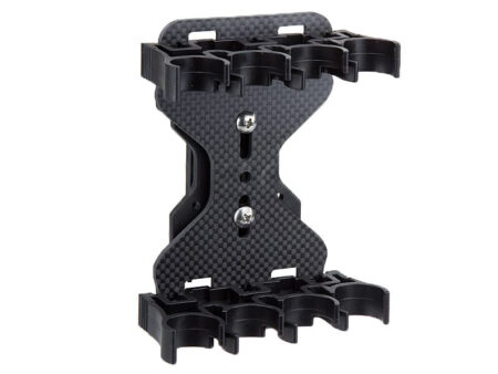 APS 8 Round Shotgun Shell Plate Holder with Belt Loop (Black/Carbone Fire - Caddy)
