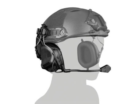 Big Foot Fifth Generation Sound Pickup and Noise Reduction Headset Simulator (Helmet Wearing - Black)