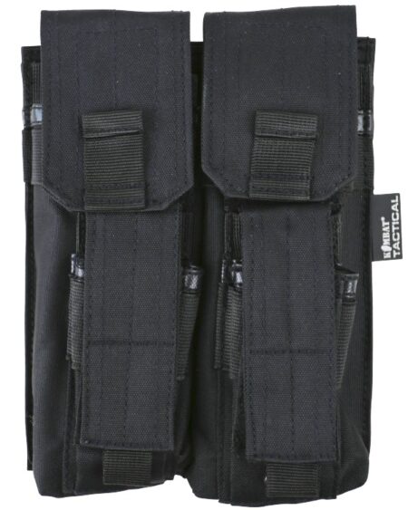 Double Mag Pouch with PISTOL Mag – Black